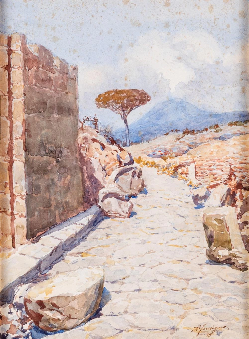 Veduta di Pompei 9